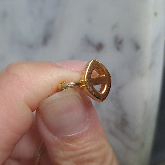 Monica Vinader Alphabet Evil Eye diamond necklace - Picture 7 of 15